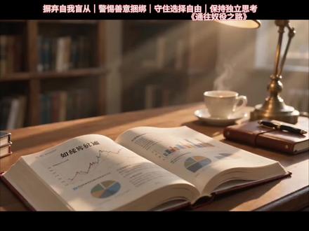 读懂《通往奴役之路》,看懂自由消失的真相
哈耶克传世经典,拆解善意背后的权力陷阱,看懂个体自由是如何一步步消失的#认知提升 #独立思考 #思维格局 #人性真相 #好书解读
