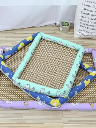 夏季凉席窝夏凉垫降温凉窝透气狗窝凉席窝清凉猫狗用品藤编窝凉窝#养猫经验分享 #萌宠好物 #新手养猫 #猫窝 #宠物凉席窝