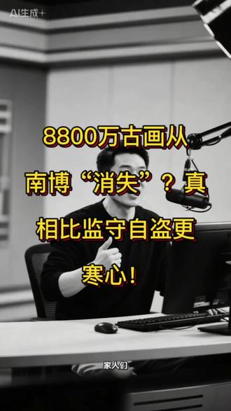 8800万古画从南博“消失”?真想比监守自盗更寒心!