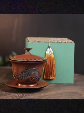 你用过自带茶滤的盖碗吗?省去繁琐的泡茶步骤#盖碗 #茶生活 #今天你喝茶了吗 #茶具
