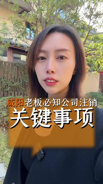 咸阳老板必知公司注销关键事项#公司注销 #咸阳注册公司 #咸阳同城 #咸阳财务公司 #咸阳代理记账公司