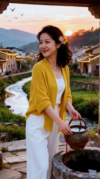 #AI秋韵旗袍照 #抖音ai创作