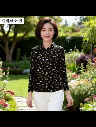 #台湾纱#中年女装#时尚妈妈装 #春秋