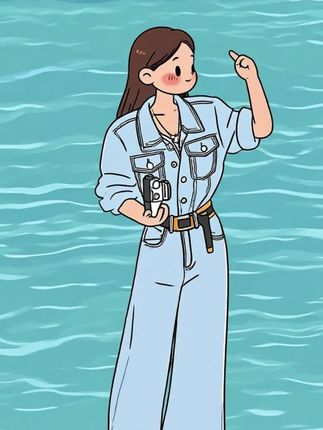 #牛仔裤穿搭 #酷女孩穿搭 #时尚连体裤#被秋日氛围感穿搭拿捏了#港风穿搭