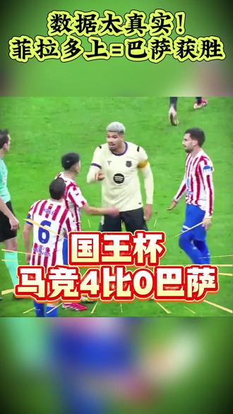 拉菲尼亚时间定律!上场超30分钟巴萨几乎全胜! 国王杯惨案,巴萨被马竞灌4球创纪录!#巴萨 #实况足球手游 #易球成名计划 #实况看球指南 #实况足球online