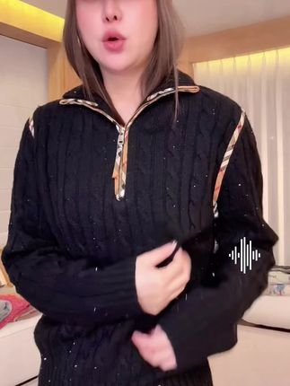 #秋天第一杯琥珀流光 超显白自带柔焦效果的毛衣来啦~#显白穿搭 #显白才高级 #气质穿搭 #林肉肉