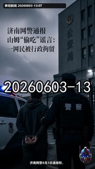 济南网警通报山姆“偷吃”谣言:一网民被行政拘留 济南网警6月3日通报称,围绕“济南青岛山姆熟食饮料疑遭偷吃”的网络舆情,经调查发现网民马某为吸睛涨粉,翻炒旧闻、移花接木,整合其他城市山姆门店商品被局部取食的老旧图片,拼接炮制虚假内容,虚构本地商超食品安全乱象并制造网络热点。马某已承认收集网图、整合发布虚假信息的行为,济南市公安局网络安全保卫支队依据治安管理处罚法对其行政拘留。此前齐鲁网等媒体调查也指出,多段热传画面来自外地旧帖,部分素材最早可追溯至2022年。此事提醒,短视频和图片在跨平台传播时容易脱离原始时间地点,被包装成新的本地事件;对商超食品安全、地域标签等敏感话题,更需要核验来源后再传播。 #新闻 #热点 #实时新闻
