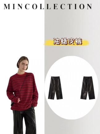#穿搭分享#皮裤 #休闲穿搭 #简约穿搭 #秋冬搭配