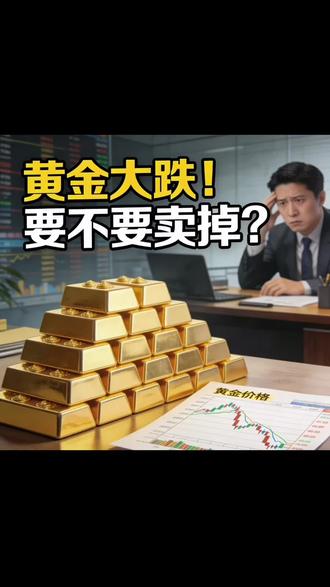黄金、有色金属大跌,要不要卖掉?#投资 #黄金 #股票 #理财 #趋势