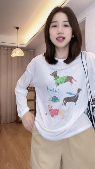 莱赛尔防晒罩衫女薄款新款印花长袖上衣夏季宽松长袖天丝上衣 #防晒罩衫 #长袖上衣 #宽松版型 #时尚穿搭 #薄款上衣
