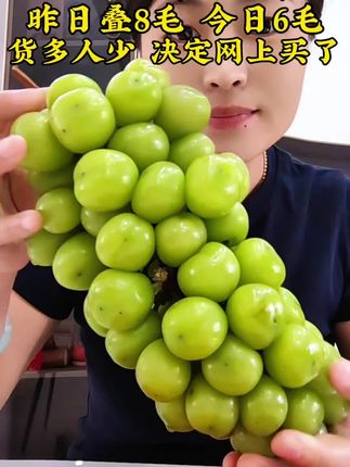 好吃已经说累了…😋 阳光玫瑰无籽无渣,80%能够做到无籽!几乎不带酸味,不带苦涩,甜而不腻,脆而不硬,香而不溢。忍不住让人一颗一颗的送入嘴中!冰镇过后更加清凉爽口!颗颗像绿翡翠,特别脆甜,吃一口便知有多不同#每日水果 #阳光玫瑰葡萄 #谁不爱这一口 #水果 #大爱水果季