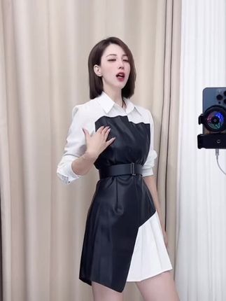#无限回购的宝藏单品 #黑色连衣裙显瘦