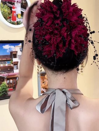 不挑发量的抓夹盘发,你学会了吗?#头饰发饰 #盘发的简单方法 #简单好看发型 #时尚饰品