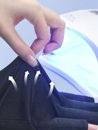 美甲高弹防紫外线防黑防照黑UV光疗机烤黑防烤灯阻隔清爽防黑手套 #美甲手套 #防紫外线 #光疗防护 #防黑手套 #美甲必备