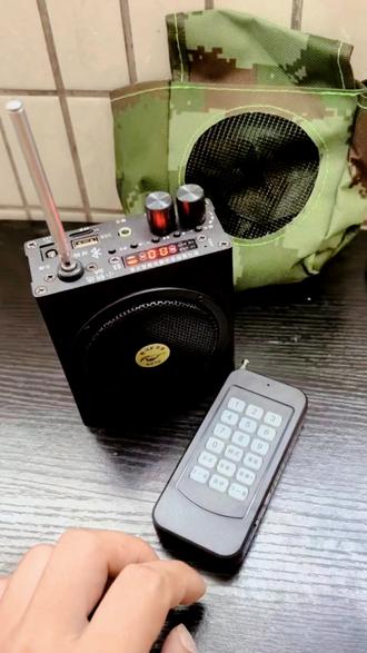 新款野马小钢炮9A 户外扩音器机器小巧方便,带录音功能蓝牙待机8小时左右 遥控中文按键充电上电池两用 #蓝牙音响 #户外扩音器 #喇叭 #原创作品热门