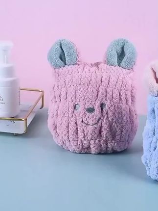 儿童干发帽女童可爱超强吸水速干宝宝洗包头速干毛巾帽子干发巾#可爱到爆炸💥 #宝宝洗头 #干发帽 #速干干发帽 #母婴好物