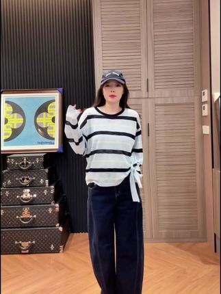 BETTER JOELAY-【芝士青年】百搭简约T恤长袖潮流休闲风WS92249#条纹长袖t恤女 #条纹长袖打底衫女 #流光机能风穿搭太有生命力了 #孟子义芭比粉版莎士比哑 #琥珀流光风外套太适合秋天了