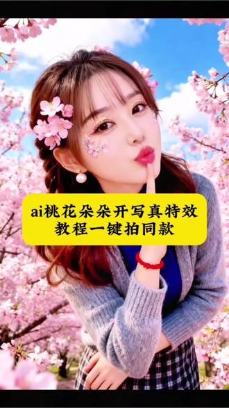 ai桃花朵朵开写真特效教程一键拍同款! #ai桃花朵朵开写真特效 #ai桃花朵朵开特效 #ai桃花朵朵开拍同款 桃花朵朵开特效教程 ai特效教程 #剪映 桃花朵朵开ai生成 #桃花朵朵开ai写真 桃花朵朵开ai模板 桃花朵朵开ai特效制作 三月桃花朵朵开 AI桃花绽放特效 桃花特效一键生成 春日桃花AI特效 桃花写真AI模板 桃花舞蹈AI特效 手机拍桃花同款 桃花朵朵开新手教程 AI桃花氛围感特效 桃花朵朵开热门模板 桃花AI一键变身 春日爆款桃花特效 桃花朵朵开卡点教程 桃花AI写真大片 男生桃花AI特效 ai桃花朵朵开男特效 ai桃花朵朵开写真模板 ai桃花朵朵开舞蹈特效 ai桃花树下写真 桃花朵朵开卡点视频 桃花朵朵开ai生成视频 桃花朵朵开ai剪映教程 ai一键生成花海特效 桃花妆ai特效 AI花海写真教程 ai浪漫花海特效入口 AI生成自己图片 AI蝴蝶翅膀特效 ai花瓣照片 桃花朵朵开ai跳舞 桃花朵朵开ai热门