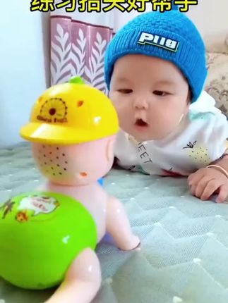 婴幼儿早教电动爬娃玩具0-1岁学爬学站6月科学引导抬头专注力训练
