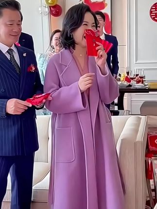 #外套#喜婆婆外套#喜妈妈外套#冬季外套#大衣外套