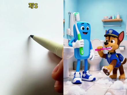 汪汪队#儿童动画 #3—6岁儿童简笔画#每日分享