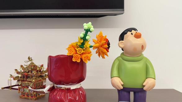 #积木花 #手工 #礼物 #diy #治愈
积木花·金鱼草