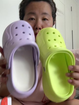 福利款洞洞鞋……