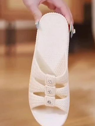 外穿厚底拖鞋#透气舒适不臭脚 #夏季新款 #时尚潮流休闲百搭 #夏季凉鞋 #谁穿谁好看