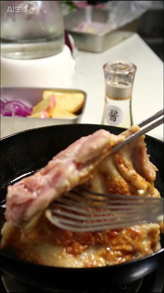 黑暗料理🍎经常忘记吃苹果,还可以这么吃 #今天晚餐长这样 #抖音爆款美食推荐 #苹果 #鸡排 #一人食