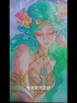 手绘最美貂蝉 -馥梦繁花 水彩手绘王者荣耀最美的貂蝉 馥梦繁花#馥梦繁花 #水彩人物 #王者荣耀 #貂蝉 #手绘