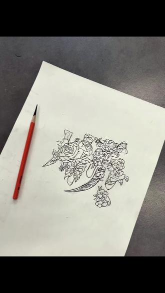 听了同花顺就要一直顺#手绘 #同花顺