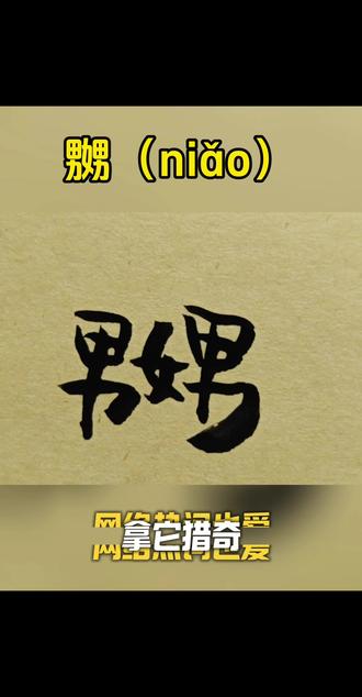 嬲 你知道这个字什么意思吗?
#写字也是一种生活 #创作灵感 #中文博大精深 #生僻字 #生僻字大挑