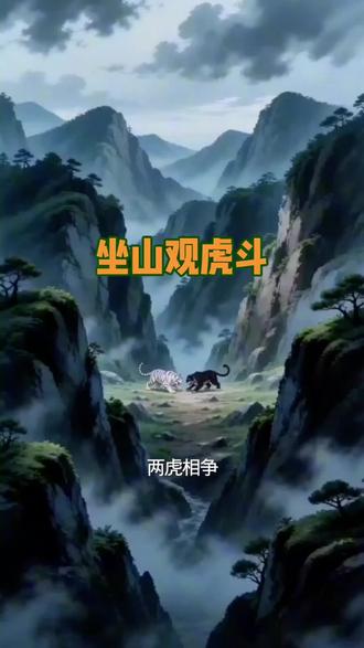 成语故事:坐山观虎斗#成语故事#中华成语故事