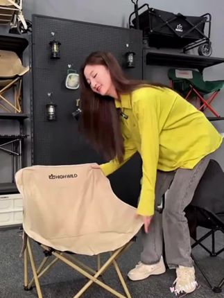 #折叠椅 #月亮椅 #休闲椅 #结实耐用 #超便宜超划算