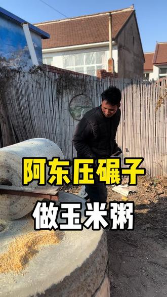 欢迎收看阿东压碾子的,奶奶年纪大了,压不动了,现在是阿东来压碾子,#三农 #我的乡村生活 #创作者扶持计划 #农村生活日常 #新农人计划