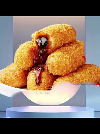 木森推荐#红糖糍粑#爆浆糍粑#爆浆红糖糍粑#夹心糍粑#夹心糕点 爆浆红糖糍粑夹心糕点油炸小吃火锅店同款