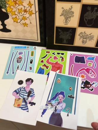 猎魔女团场景贴纸 #猎魔女团 #换装贴纸 #贴纸 #安静书