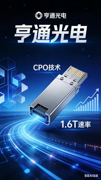 亨通光电:AI算力底层硬核龙头!1.6T光模块获英伟达认证+大额订单,全产业链+CPO落地,业绩增长确定性极强!