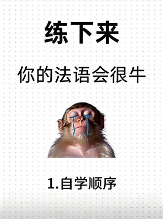 终于有人把法语的自学顺序说清楚了 #法语 #法语入门 #法语零基础 #法语学习 #法语启蒙