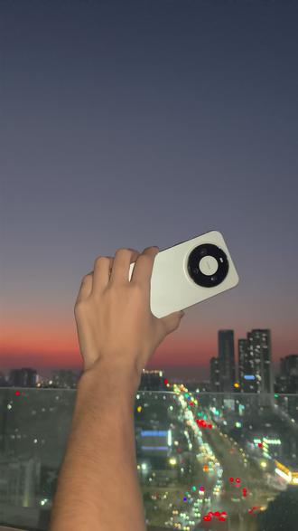 mate80新技能——隔空取景!#鸿蒙越用越香 #HarmonyOS6 #华为Mate80 #晚霞
