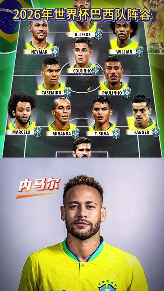 2026年美加墨世界杯巴西队首发阵容