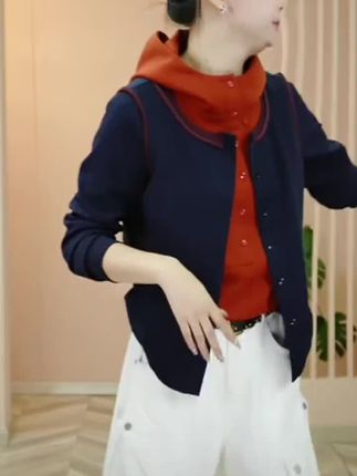 2025秋季新品时尚百搭修身显瘦设计感连帽卫衣女士长袖上衣8179#谁穿谁好看 #秋季穿搭 #连帽卫衣 #卫衣 #洋气减龄