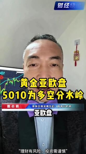 黄金亚欧盘5010为多空分水岭 #美股票行情今日大盘#美股小幅回调#大盘#股票知识分享