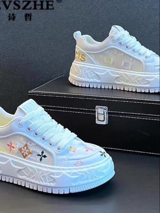 纪诗哲小白鞋#休闲鞋 视频同款#百搭小白鞋