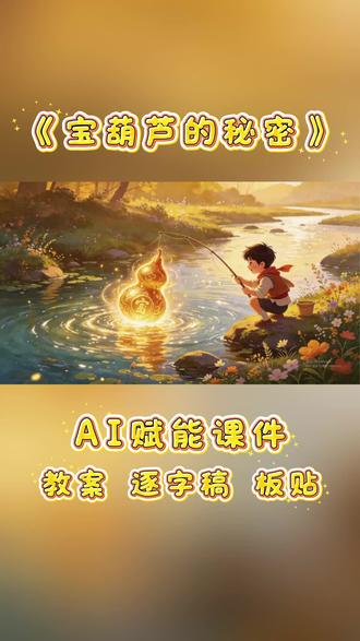 26新版四下AI赋能《宝葫芦的秘密》课件教案逐字稿电子版贴 🥰今日分享小学语文四年级下册《宝葫芦的秘密》~
🥰内容包括:AI赋能PPT课件+教学设计 教案+逐字稿
🌈电子板贴,可直接A4打印
#小学语文课件 #小学语文教案 #宝葫芦的秘密课件 #宝葫芦的秘密教案 #宝葫芦的秘密教学设计