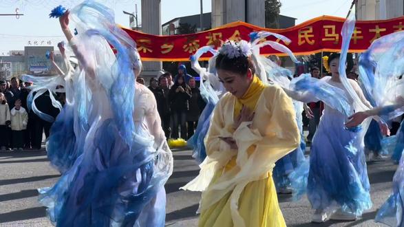 《古韵新声歌盛世·骏马欢腾启新程》山阴县2026年民间社火展演——安荣乡#山阴文旅 #年味儿 #各地民俗舞起来了 #家乡民俗