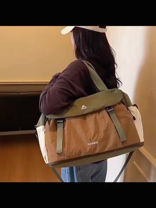 这款山系风格的旅行包也太好看了吧! 可套拉杆箱~多功能收纳实用性拉满! #户外 #旅行 #露营 #徒步 #登山