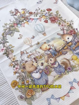 婧麒家的这款隔尿垫,不仅颜值高而且巨高品,家里有宝宝的可以安排#母婴好物 #隔尿垫 #婧麒