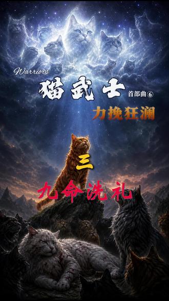 《猫武士·力挽狂澜③》死去的族长们亲手给火心赐下九条命 葬礼结束,火心连夜赶往月亮石。在那片星光笼罩的石洞里,狮心、红尾、银溪……一个个从星族走来,把勇气、正义、坚贞一一赐给他。最后一个身影缓缓走近——是蓝星。可仪式结束的那一刻,他看到了一个让他浑身发冷的画面:血河涌入山谷。#猫武士 #力挽狂澜 #九条命 #星族 #猫武士解说