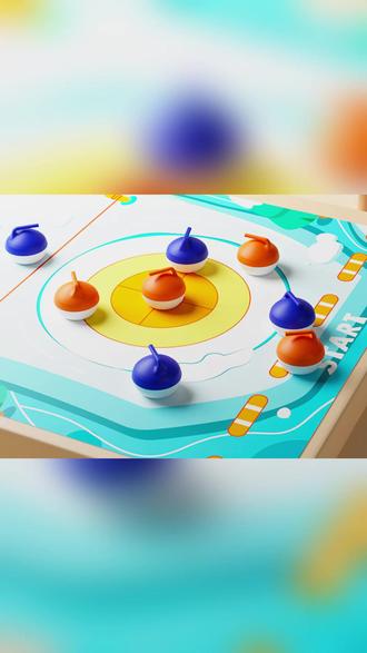 冰壶桌游室内游戏儿童益智玩具亲子过家家冰球对战礼物 #冰壶桌游 #亲子 #益智